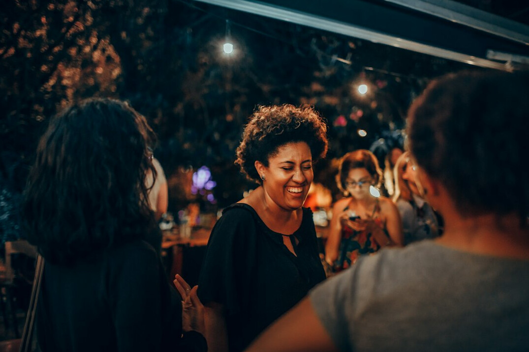 woman listening to friend